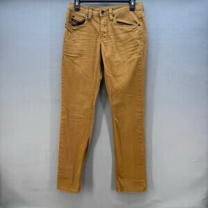 Empyre Jeans Men's 28x31 Tobacco Brown Skeletor Skinny Skater Jeans Grunge